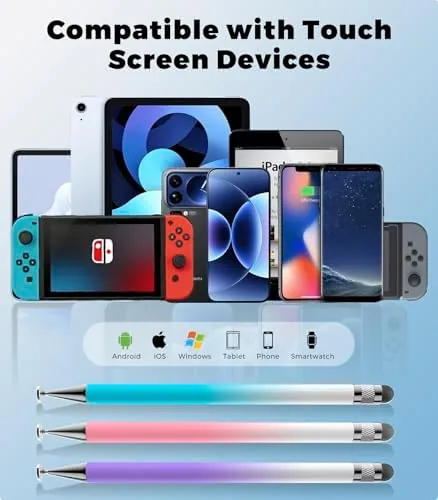 Close look at the Kenkor Stylus(3pcs),2-in-1 Stylus Pen for Touch Screen, Stylus Pen for build quality
