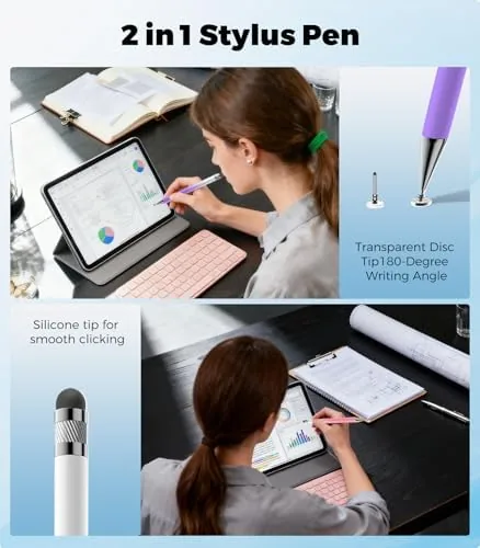 The Kenkor Stylus(3pcs),2-in-1 Stylus Pen for Touch Screen, Stylus Pen for compared in context