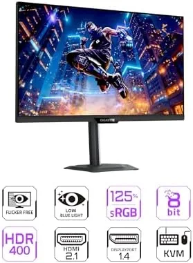 Close look at the GIGABYTE - M27UP - 27" SS IPS Gaming Monitor build quality