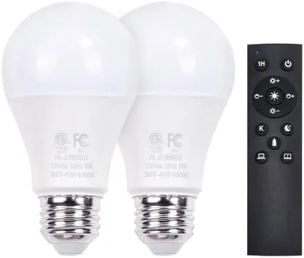 Gupuzm A19 LED Remote Control Bulbs, 800LM 9W, Equivalent to 60W Bulbs, Dimmable Bulb Review: Tested and Rated
