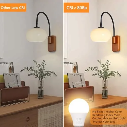 The Gupuzm A19 LED Remote Control Bulbs, 800LM 9W, Equivalent to in real use