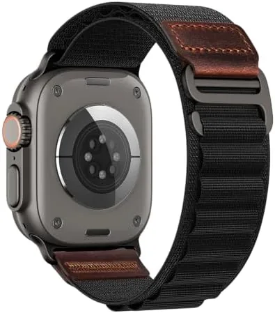 MRAIN-H Leather Design Apple Watch Band Review: Style That Fits Ultra and Series