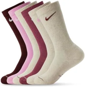 The Nike Unisex Adult Everyday Elevated Crew Socks (6-Pack) | Mens and Womens compared in context