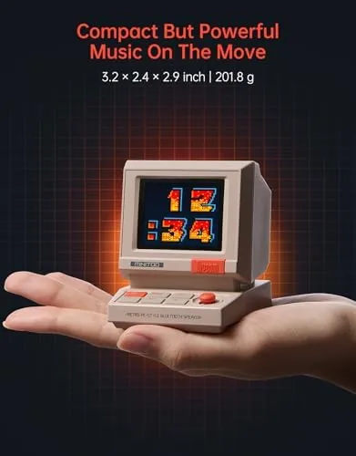 Testing the Divoom MiniToo Retro PC-Style Computer Speaker, Pixel Screen with DIY over two weeks