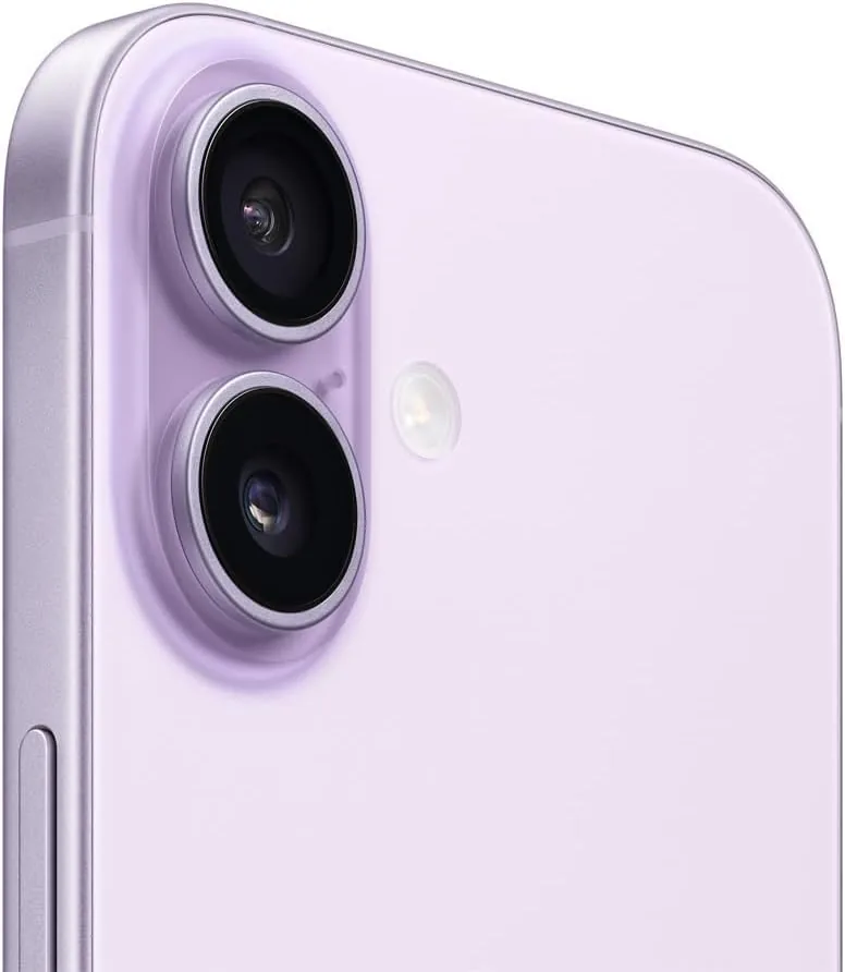 Close look at the Apple iPhone 17, US Version, 256GB, eSIM, Lavender for AT&T (Renewed) build quality