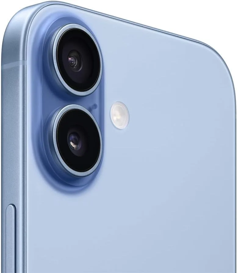 Close look at the Apple iPhone 17, US Version, 256GB, eSIM, Mist Blue- Unlocked build quality