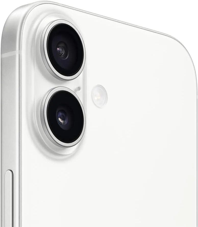 Close look at the Apple iPhone 17, US Version, 256GB, eSIM, White for AT&T (Renewed) build quality
