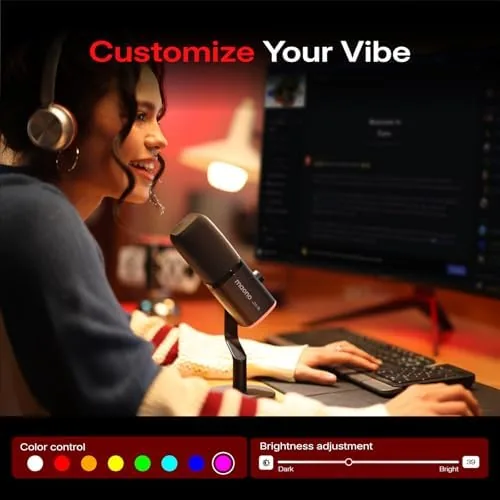 The MAONO PD100W Wireless Dynamic Gaming Microphone for PC with USB-C compared in context