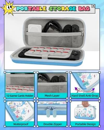The Gurgitat 6in1 Kits Accessories Bundle for Nintendo Switch 2 2025 in real use
