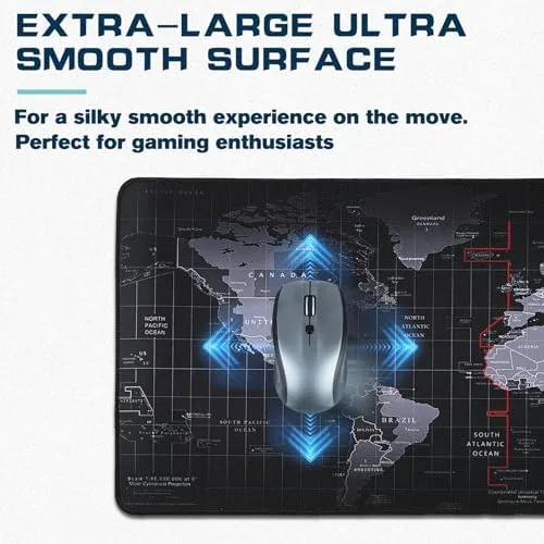 The Mouse Pad Gaming - Desk Mat for Keyboard and Mouse in real use