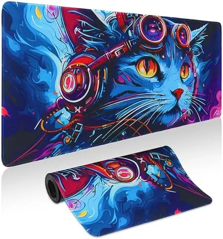 Mouse Pad Gaming - Desk Mat for Keyboard and Mouse - Cool Cat Head Review: Tested and Rated