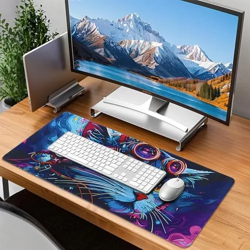 Testing the Mouse Pad Gaming - Desk Mat for Keyboard and Mouse over two weeks