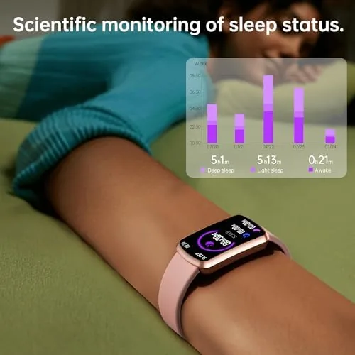 The Health Fitness Tracker with 24/7 Heart Rate, Smart Watch with in real use
