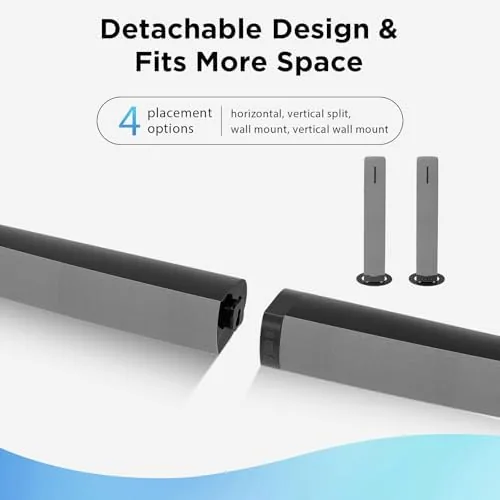 The Sound Bar for Smart TV, 90W Soundbar with Bluetooth 5.3/ARC/Optical/AUX compared in context