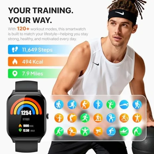 The Smart Watch for Women Men,(Answer/Make Call) 1.83'' Fitness Activity Tracker in real use