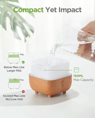 Testing the InnoGear 150ml Essential Oil Diffuser for Home Aroma Scent Small over two weeks