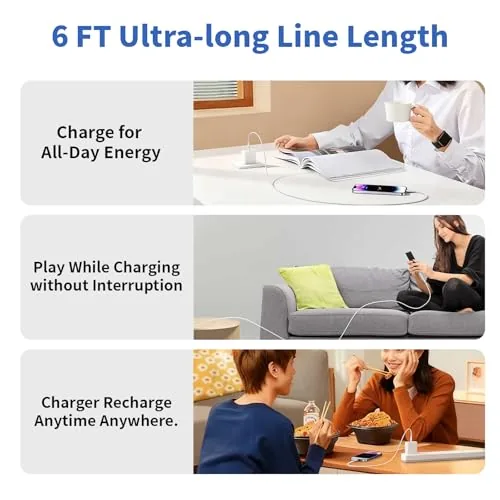 The [Apple MFi Certified]Fast Charging USB C Cable for iPhone 17 compared in context