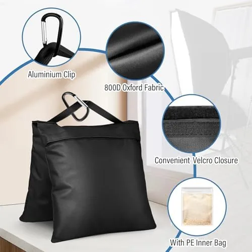 Another view of the 6 Pack Sandbag for Weight, Heavy Duty Sandbags,Empty Sandbag,No Sand