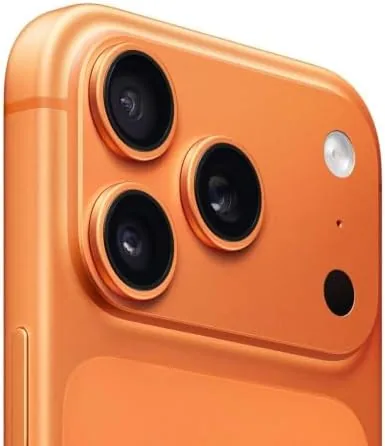 Close look at the Apple iPhone 17 Pro, US Version, 512GB, eSIM, Cosmic Orange build quality