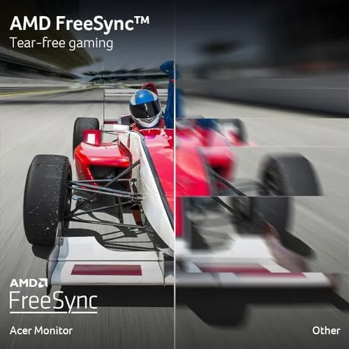 Detail shot of the Acer 27in FHD 1920x1080 IPS 144Hz Gaming Office Monitor KB272 features