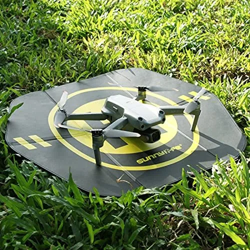 The BTG 55CM 22Inch RC Drone Landing Pad Compatible with DJI in real use