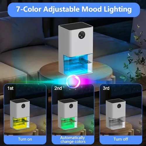 Another view of the Deyagoo 50OZ Dehumidifier, Small Dehumidifier for Bedroom Closet 300 Sq.