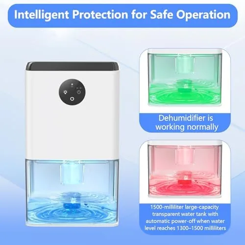 The Deyagoo 50OZ Dehumidifier, Small Dehumidifier for Bedroom Closet 300 Sq. compared in context