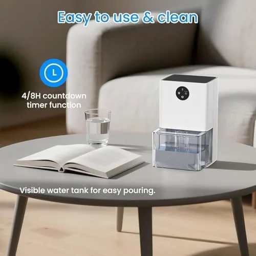 Testing the Deyagoo 50OZ Dehumidifier, Small Dehumidifier for Bedroom Closet 300 Sq. over two weeks