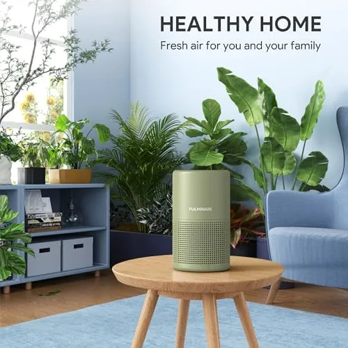 Close look at the FULMINARE Air Purifiers for Home Bedroom H13 HEPA Air Filter build quality