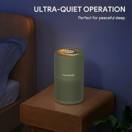 Another view of the FULMINARE Air Purifiers for Home Bedroom H13 HEPA Air Filter