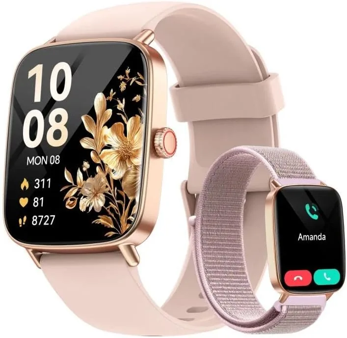 aeac Smart Watch for Women, Answer/Make Calls, 1.85" HD Screen, 2 Bands | Smart Review: Tested and Rated