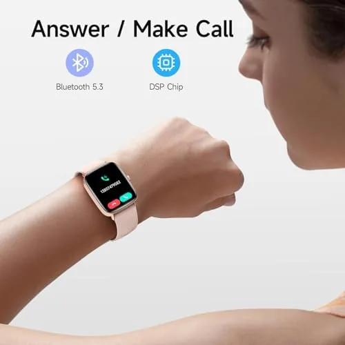 The aeac Smart Watch for Women, Answer/Make Calls, 1.85" HD Screen in real use