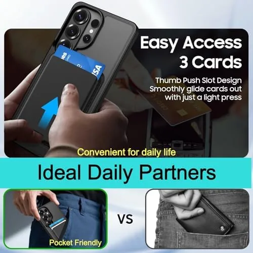 Another view of the Magnetic for Samsung Galaxy S26 Ultra Wallet Case with Card