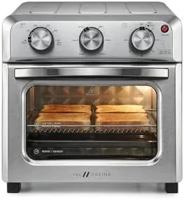 VAL CUCINA 6-in-1 Air Fryer Toaster Oven Combo, Compact 12.7 QT Small Countertop Convection Review: Tested and Rated