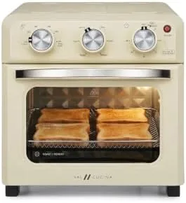 VAL CUCINA 6-in-1 Retro Air Fryer Toaster Oven Combo, Compact 12.7 QT Small Countertop Review: Tested and Rated