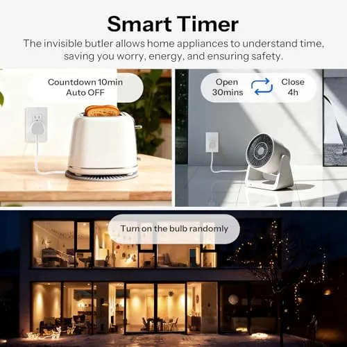The SONOFF Matter Smart Plug S41s 4-Pack, 15A 1800W WiFi Smart compared in context