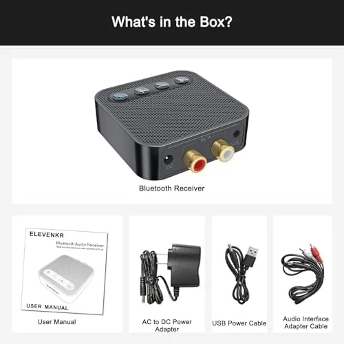 The Bluetooth 6.0 Receiver for Home Stereo - RCA/3.5mm AUX Output compared in context