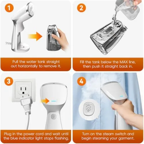 The OGHom Portable Travel Handheld Steamer for Clothes, Garment Wrinkle Remover compared in context