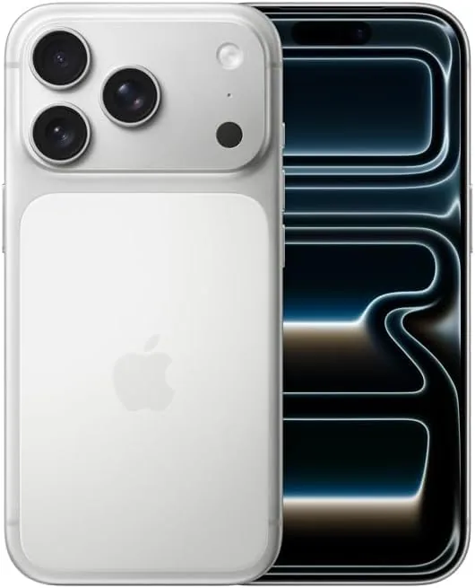 Close look at the Apple iPhone 17 Pro Max, US Version, 256GB, eSIM, Silver build quality