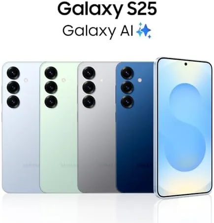 Close look at the Samsung Galaxy S25 FE 256GB Unlocked AI Smartphone, Icyblue w/ build quality