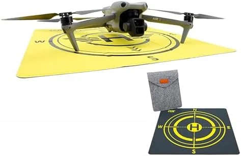 Overview of the Universal PU Drone Landing Pad, Double-Sided Fast-Fold 43cm Helipad Launch