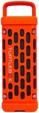 Turtlebox Ranger, Ultra-Portable Bluetooth Speaker, Waterproof, Orange | Built For The Outdoors, Plays to Review: Tested and Rated