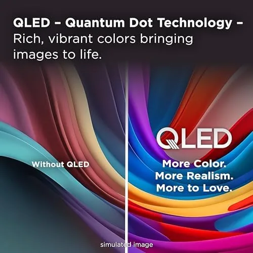 4K movie scene with rich color playing on the TCL 65T7 QLED panel