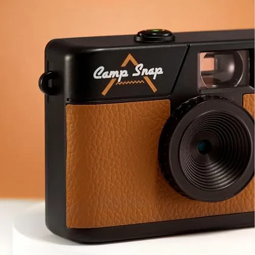 The viewfinder on the back of the Campsnap V105 showing its simplicity
