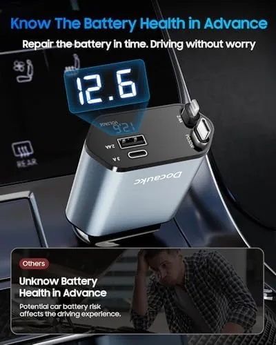 Testing the Retractable Car Charger for iPhone 17, 69W USB C 4 over two weeks