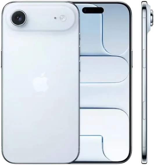 Close look at the Apple iPhone Air, US Version, 256GB, eSIM, Sky Blue- Unlocked build quality