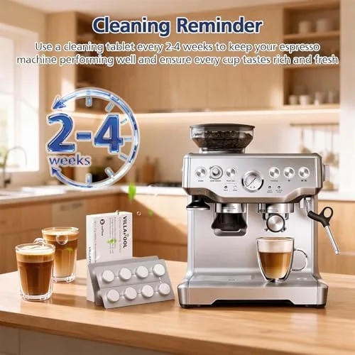 Testing the 16 Pack BEC250 Espresso Cleaning Tablets Compatible with Breville Barista over two weeks