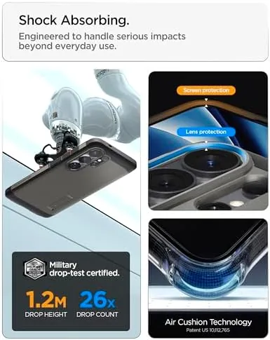 Another view of the Spigen for Galaxy S26 Ultra Case, Tough Armor MagFit [Kickstand]