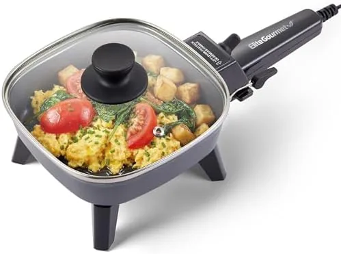 Elite Gourmet EFS059 Personal Electric Skillet Review: One Hot Pan for Dorm Kitchens and Camp
