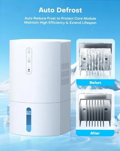 The Small Dehumidifier,35OZ,25dB Quiet for Bedroom Bathroom Closet | 350 Sq.Ft compared in context